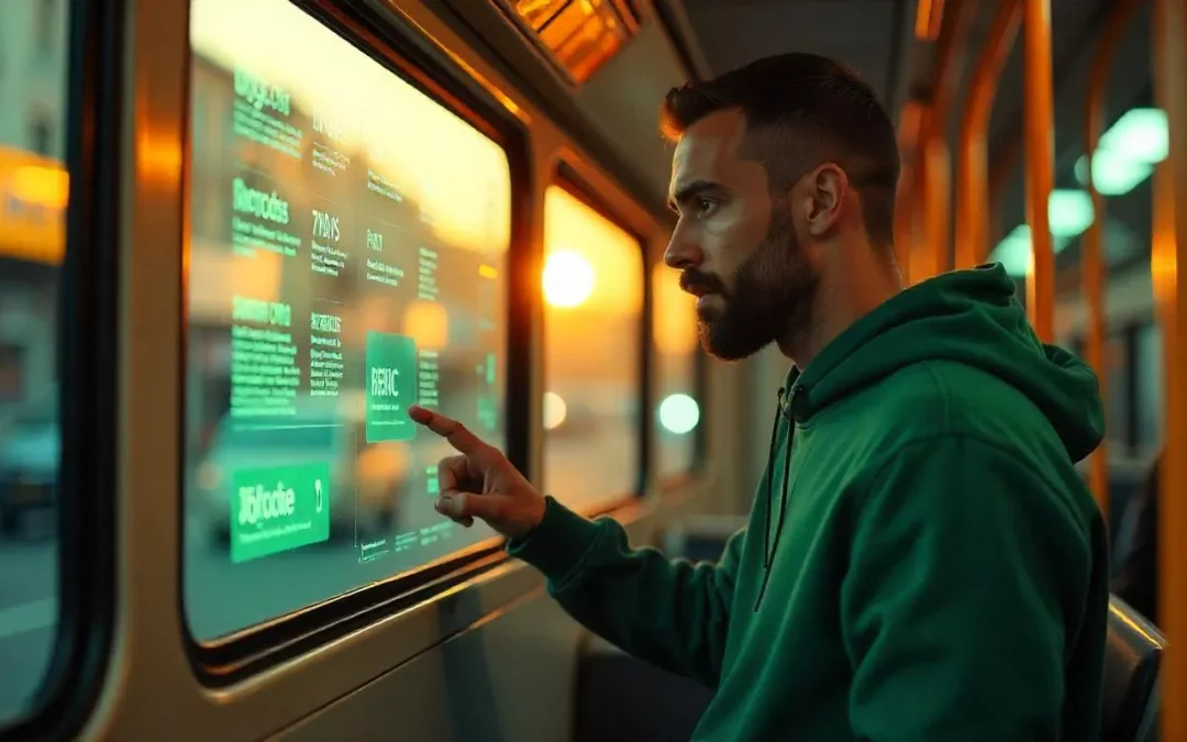 Smart Glass for Public Transportation That Enhances Commutes