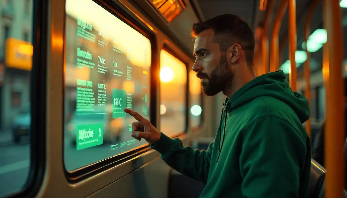 Smart Glass for Public Transportation That Enhances Commutes