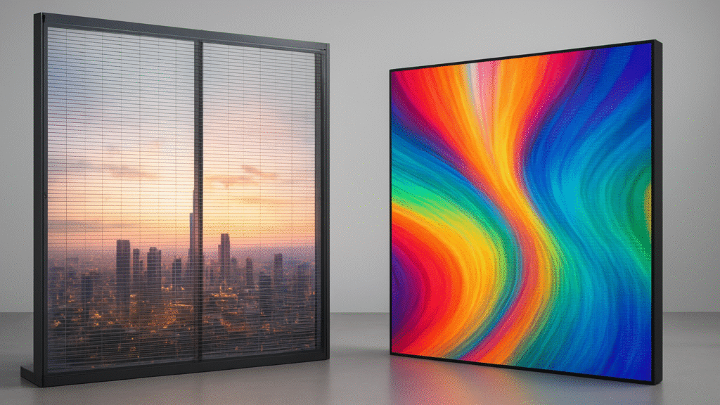 Transparent LED Glass vs. Traditional LED Screens – Key Differences