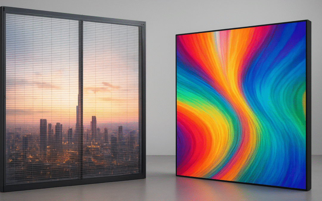 Transparent LED Glass vs. Traditional LED Screens – Key Differences