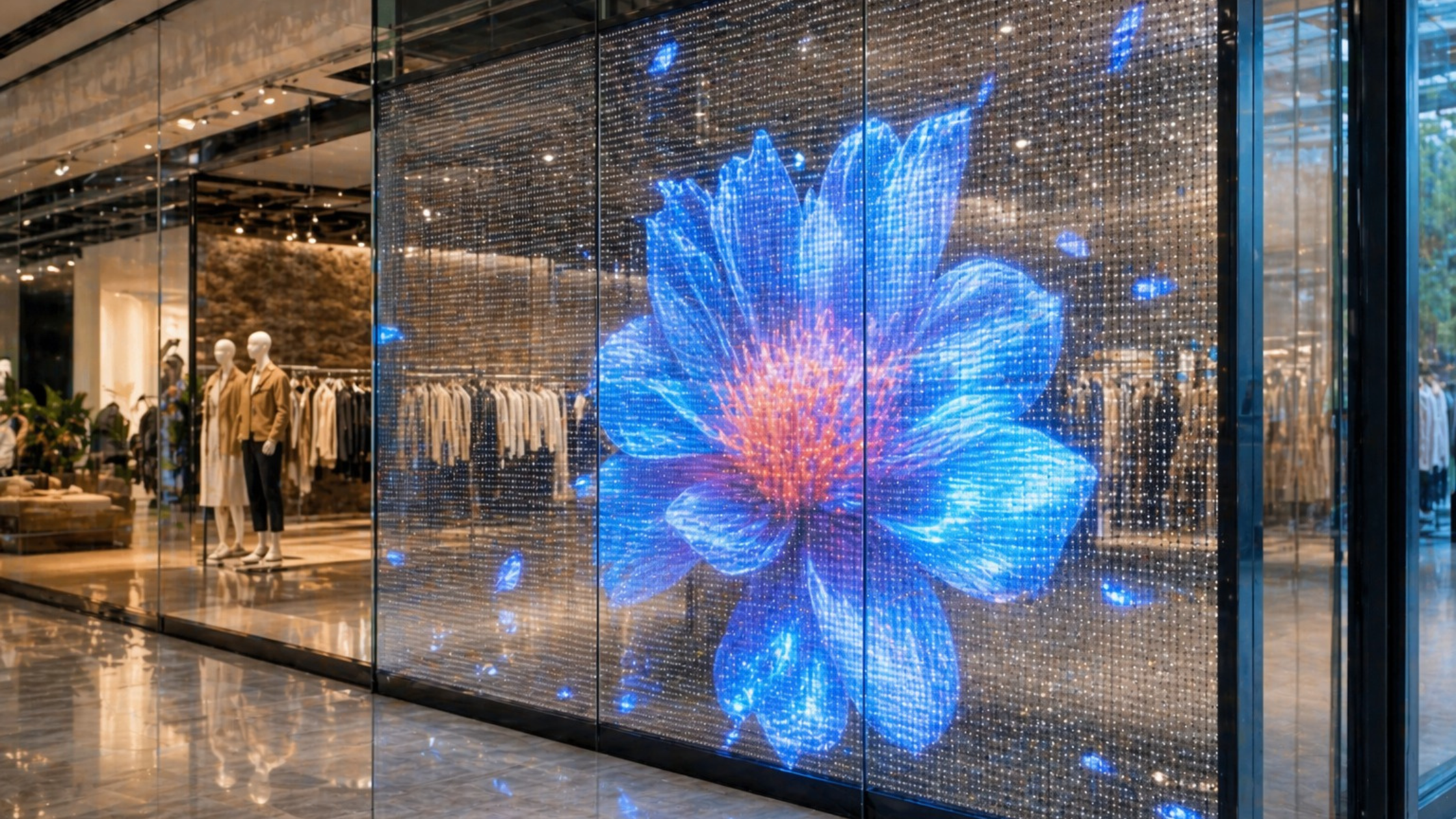 What Are the Advantages and Functions of Transparent LED Displays?