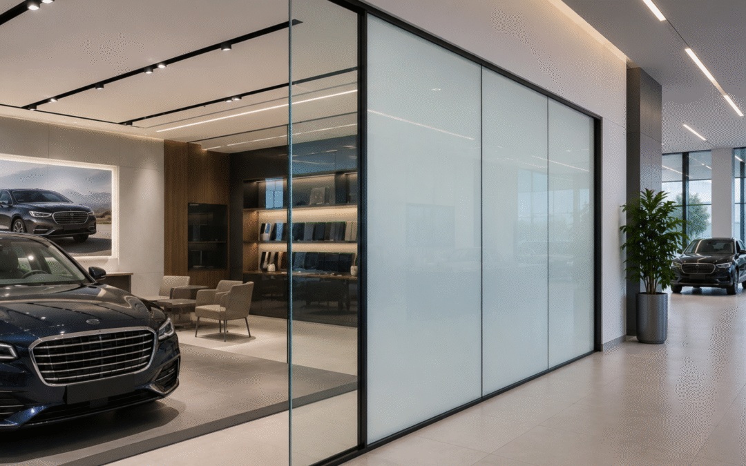 How Switchable Glass Creates Modern Showroom Experiences