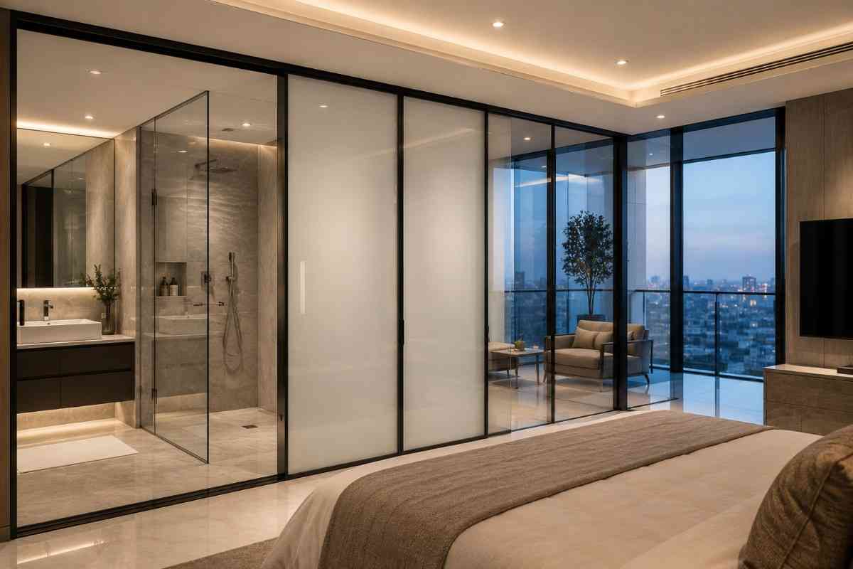 Luxury Home Design Ideas Using Switchable Glass