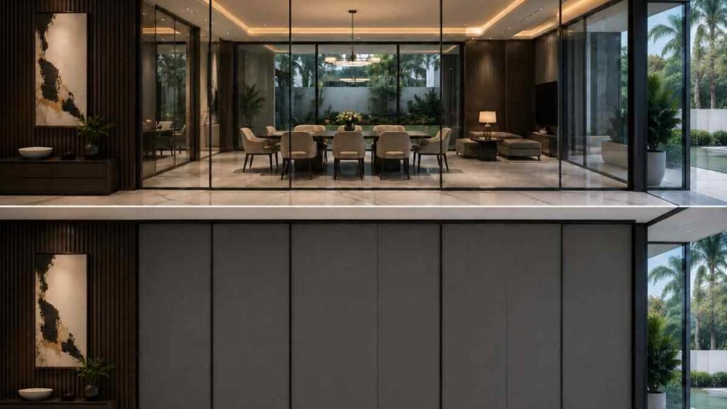 Premium Blackout Switchable Glass installation by Glasstronn.