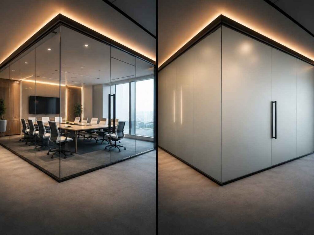 Blackout Switchable Glass (DDLC Glass)